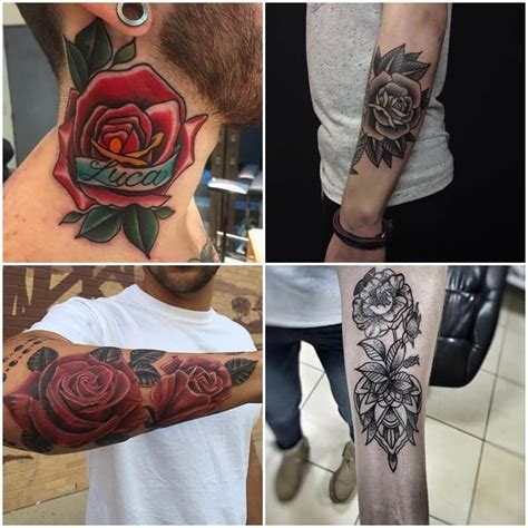 Mejores Tatuajes de Rosas para Hombres 2024